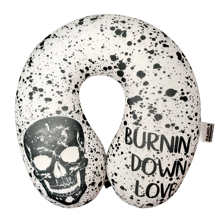 CUELLO MICROFIBRA - CALABERA BLANCO